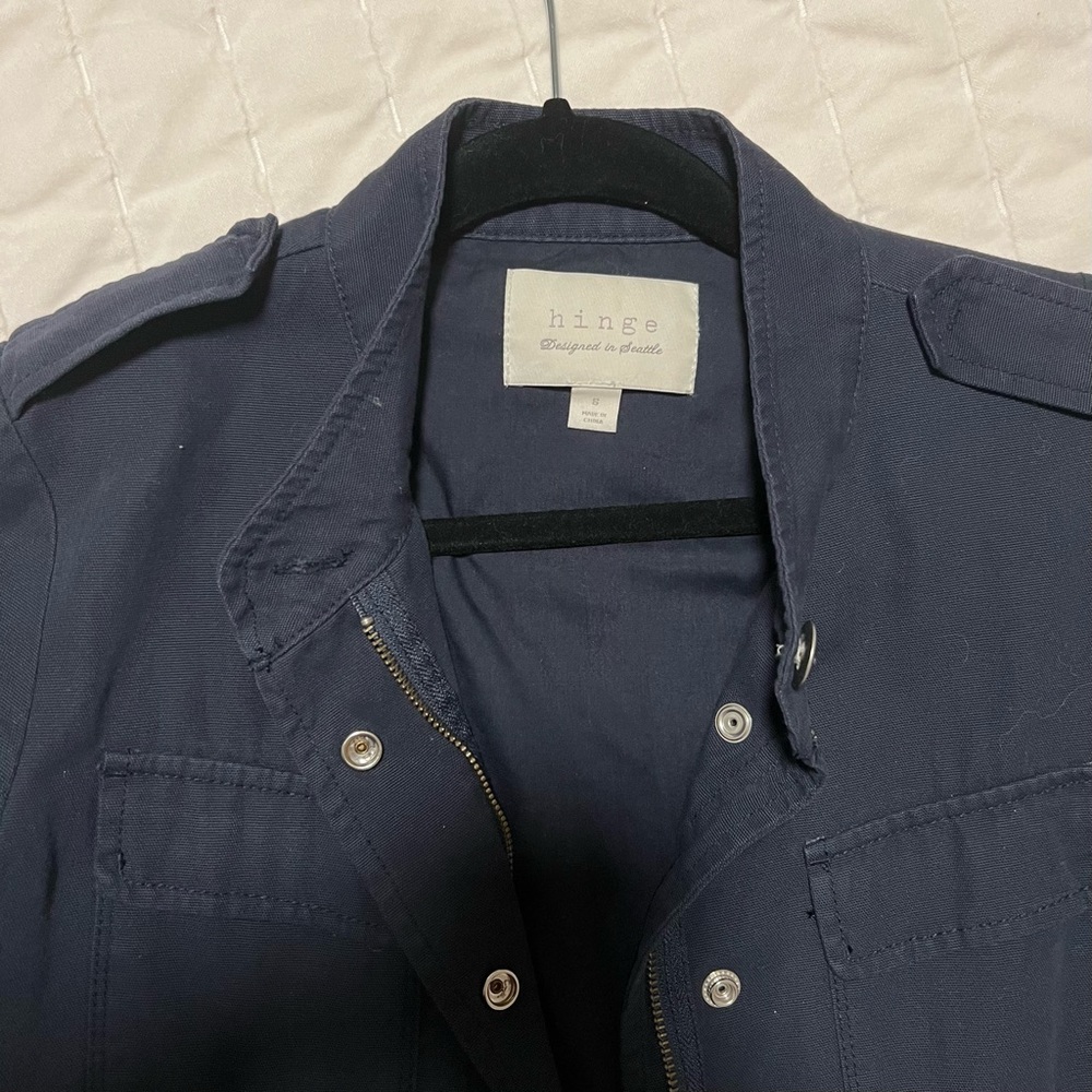 Hinge Navy Utility Jacket - Picture 3 of 4